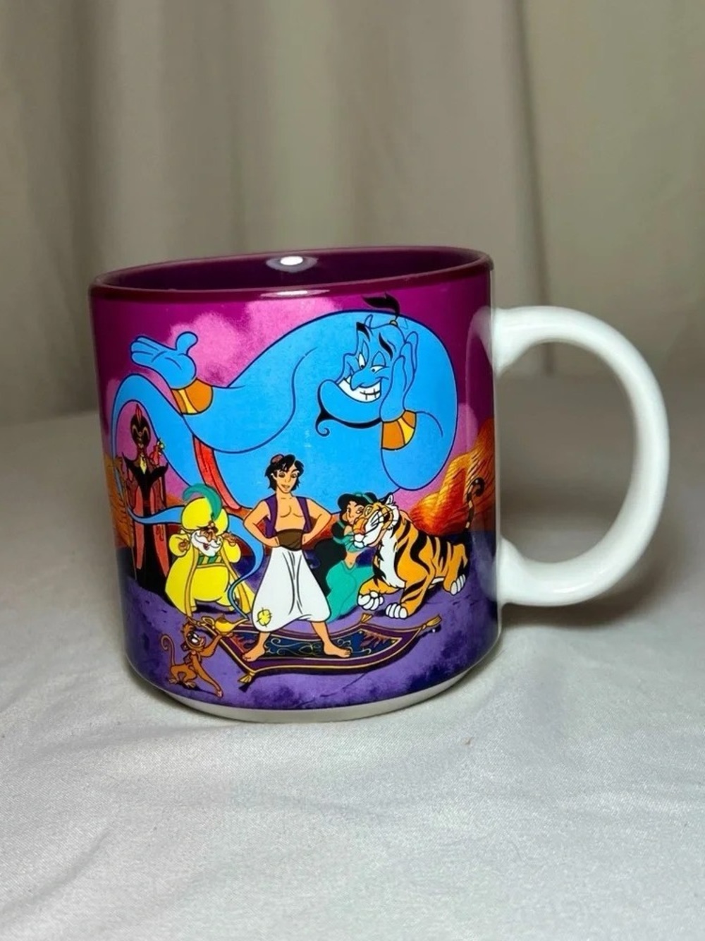 Purple Disney Aladdin Ceramic Character Mug